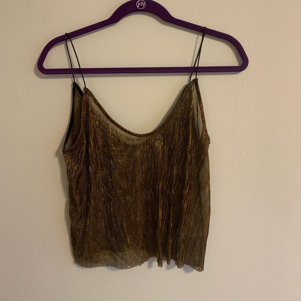 Urban outfitters sheer sparkling top